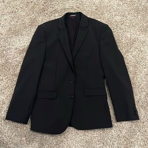 Express men’s black slim matching suit, perfect condition